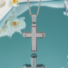 Load image into Gallery viewer, Hip Hop Style Large Iced Out Cross Diamond