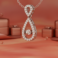 Load image into Gallery viewer, Unstoppable Love Diamond Teardrop Frame Necklace With Chain