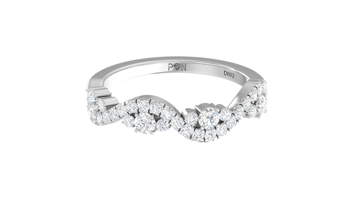 Double Row Twisted Infinity Band