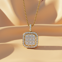 Load image into Gallery viewer, Soft Square Cluster Diamond Brilliance