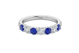Sapphire Septet Diamond Luminary Seven Stone