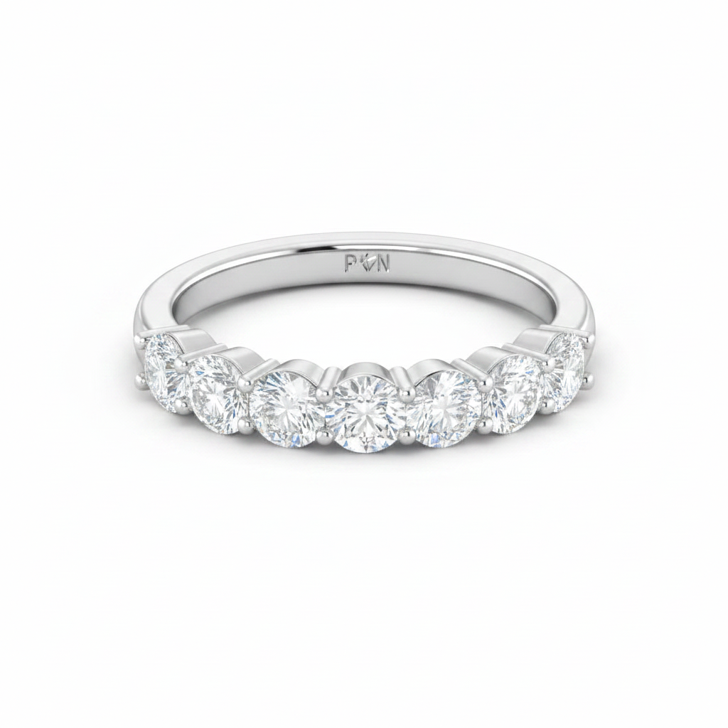 1.50 Cart Seven Stone Lab Grown Diamond