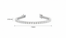 Load image into Gallery viewer, Elegance Diamond Tennis Bracelet
