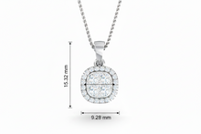 Load image into Gallery viewer, Geometric Cushion Halo