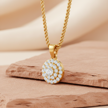 Load image into Gallery viewer, Infinite Diamond Eternity Loop Endless Circular Continuous Flowing Luxury Brilliance