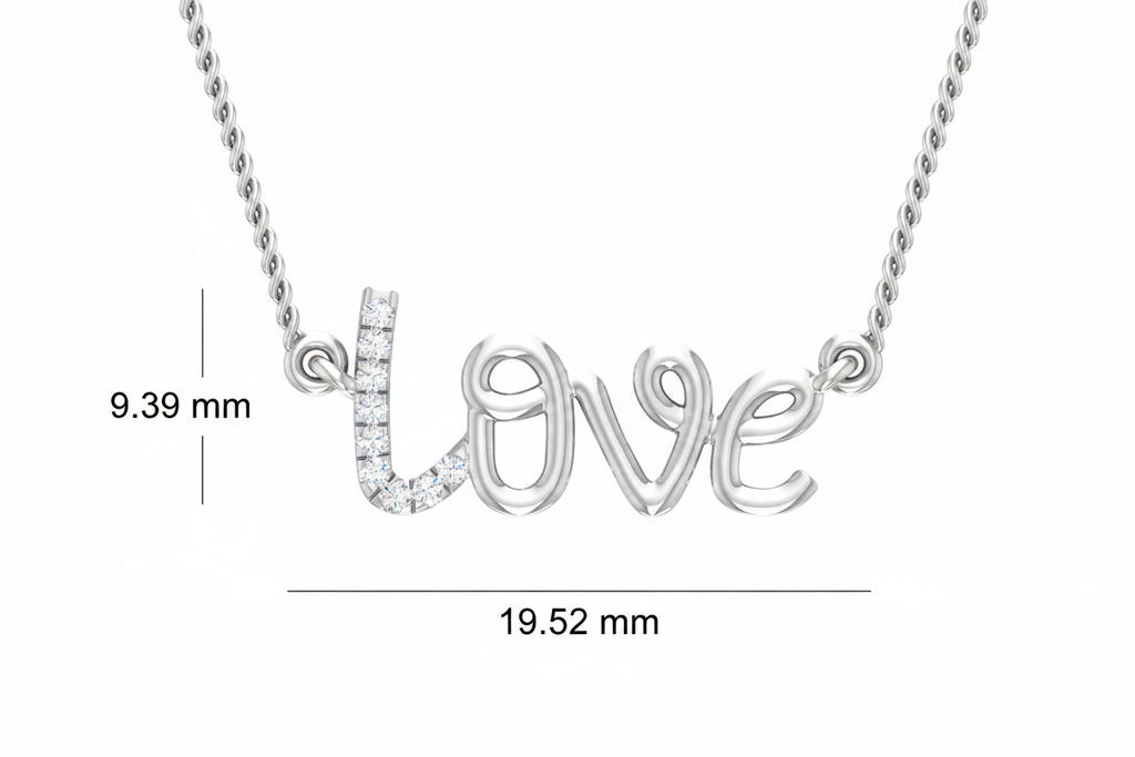 Dainty Script Love Letter
