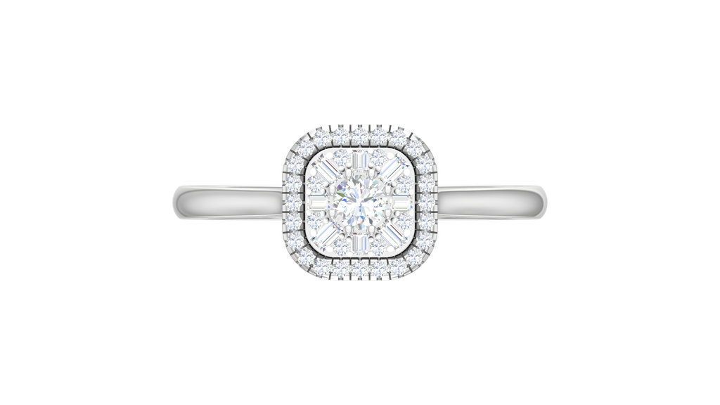 Cushion-Shaped Halo