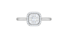 Load image into Gallery viewer, Cushion-Shaped Halo