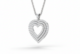 Three-Tier Diamond Border Cover Heart