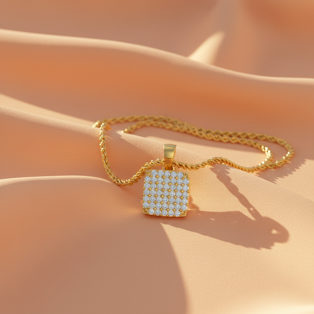 Bold Diamond Square Angular Statement