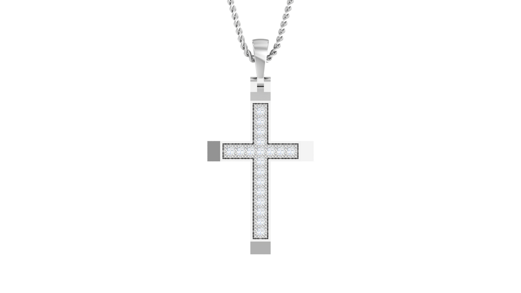 Elegant Diamond Cross