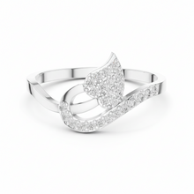 Load image into Gallery viewer, Leaf Inspired Botanical Flow Vein Diamond Constellation