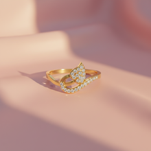Load image into Gallery viewer, Leaf Inspired Botanical Flow Vein Diamond Constellation