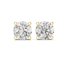 Load image into Gallery viewer, 4.00 Cttw Round Lab Grown Diamond Studs