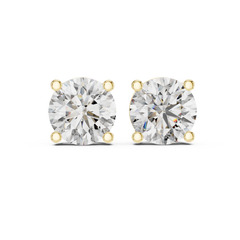 4.00 ctw Round Lab Grown Diamond Studs