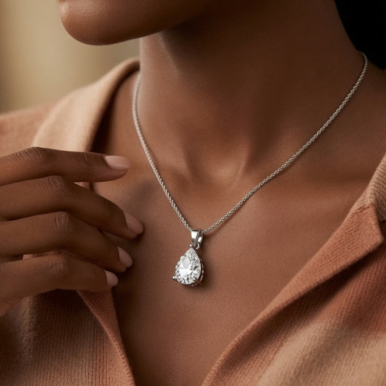 IGI cert. 2.00 ctw One Stone Pear Lab Grown Diamond