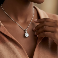 IGI cert. 3.00 ctw One Stone Pear Lab Grown Diamond