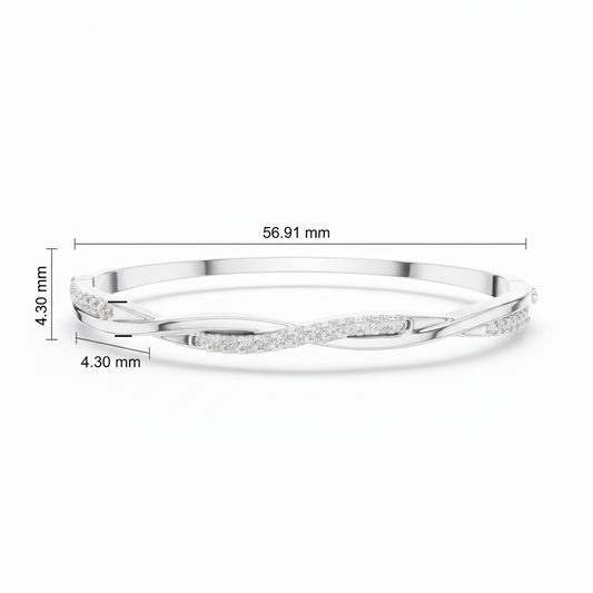 Elegant Infinity Twist Diamond