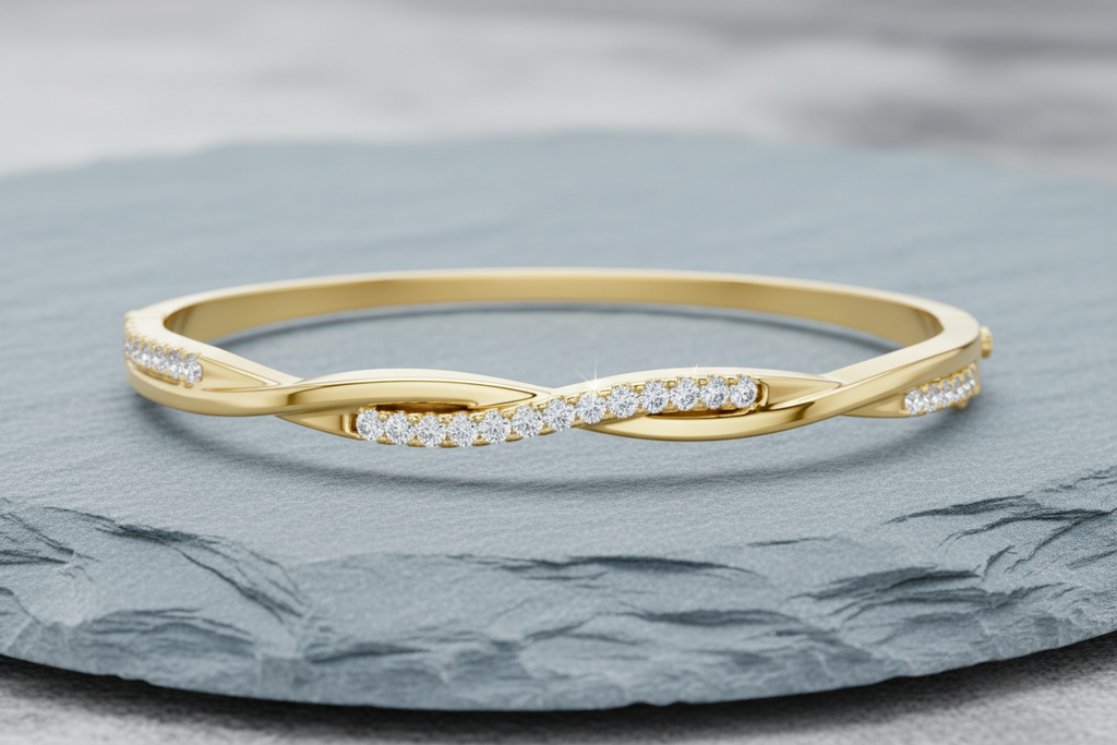 Elegant Infinity Twist Diamond