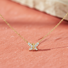 Load image into Gallery viewer, Butterfly Wing Scatter Silhouette Diamond Celestial