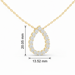 Elegant Pear Shape Liner Diamond