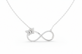 Infinity Butterfly Wing Loop Diamond Radiance