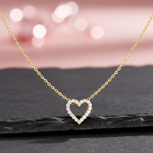 Load image into Gallery viewer, Diamond Heart Silhouette Diamond Celestial