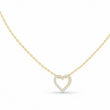 Diamond Heart Silhouette Diamond Celestial