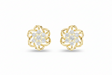 Luminous Diamond Swirl Sunburst Radiant Design