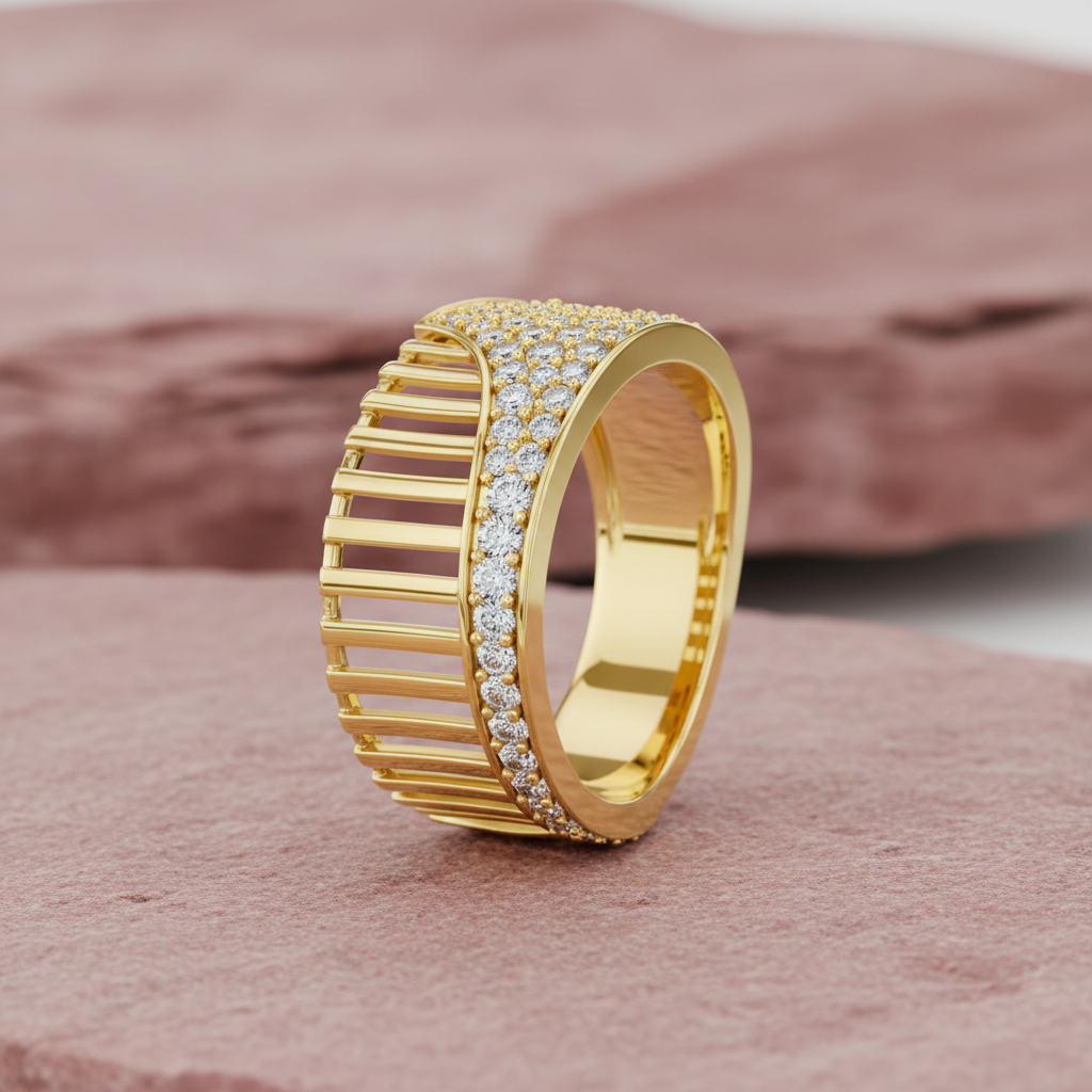 Vertical Pillar Diamond Wave