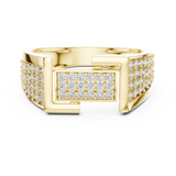 Textured Rectangular Diamond