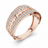 Infinity Maze with Double Diamond Rows