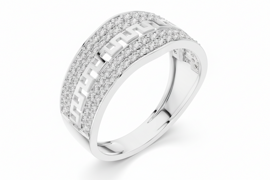 Infinity Maze with Double Diamond Rows