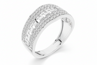 Infinity Maze with Double Diamond Rows