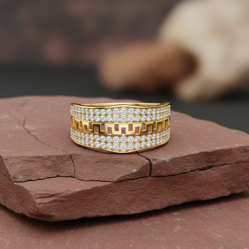 Infinity Maze with Double Diamond Rows