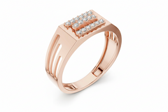 Three-Row Diamond Bar Architectural Linear