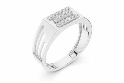 Three-Row Diamond Bar Architectural Linear