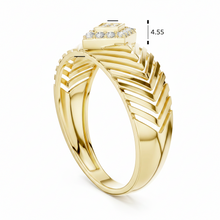 Load image into Gallery viewer, Flare Silhouette Diamond Sovereign