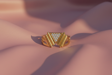 Load image into Gallery viewer, Linear-Etched Diamond