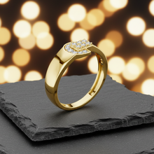 Load image into Gallery viewer, Modern Buckle-Inspired Pave Diamond