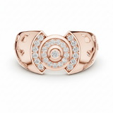 Modern Concentric Circle Diamond