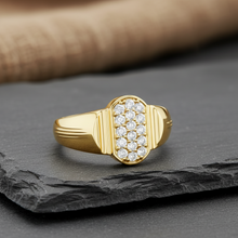Load image into Gallery viewer, Vertical-Tablet Pave Diamond
