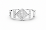 Sculptural Keystone Diamond