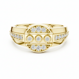 Fluted-Side Sculpted Radiance Diamond