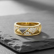 Load image into Gallery viewer, Geometric Mountain Peak Diamond