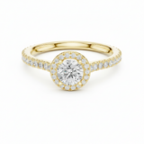 0.50 ctw Center with 0.50 ctw side stone