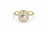 0.50 ctw Round Center with 0.59 ctw side stone