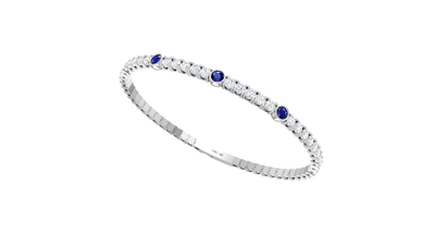 Minimalist Sapphire Accent