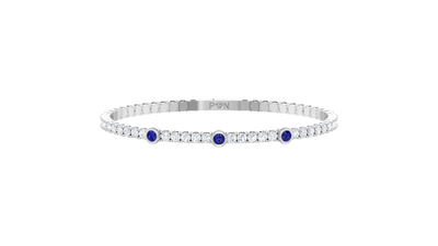 Minimalist Sapphire Accent