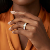 Brilliant Round-Cut Half-Eternity